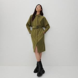 Reserved - Šaty s opaskom - Zelená vyobraziť