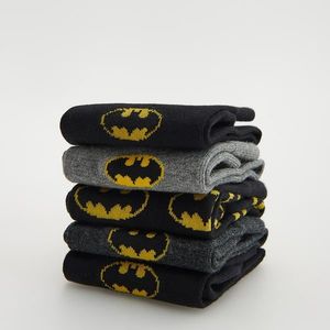 Reserved - Súprava 5 párov ponožiek Batman - Čierna vyobraziť