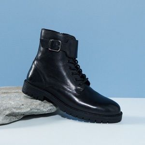 Reserved - Kožené topánky - Čierna vyobraziť