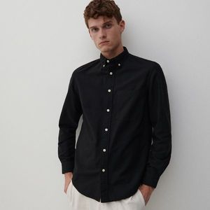 Reserved - Košeľa z organickej bavlny - Čierna vyobraziť