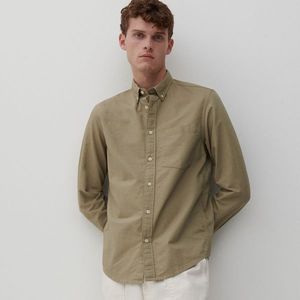 Reserved - Košeľa z organickej bavlny - Zelená vyobraziť