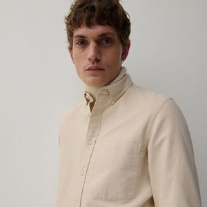 Reserved - Košeľa z organickej bavlny - Krémová vyobraziť