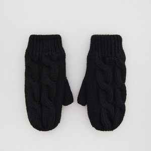Reserved - Úpletové palčiaky - Čierna vyobraziť