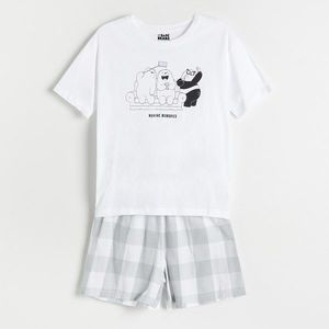 Reserved - Pyžamo so šortkami - Krémová vyobraziť