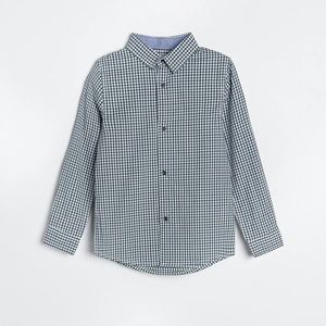 Reserved - Bavlnená kockovaná košeľa - Zelená vyobraziť