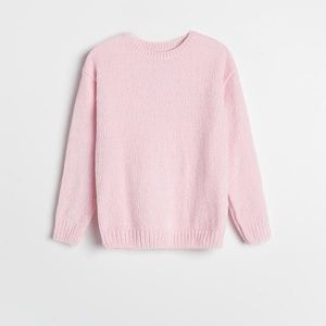 Reserved - Hladký sveter - Ružová vyobraziť