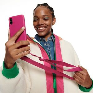 Reserved - Puzdro na iPhone so šnúrkou - Ružová vyobraziť