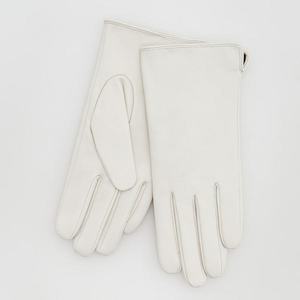 Reserved - Kožené rukavice - Krémová vyobraziť