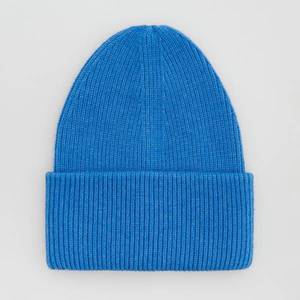 Reserved - Viskózová čiapka beanie - Modrá vyobraziť