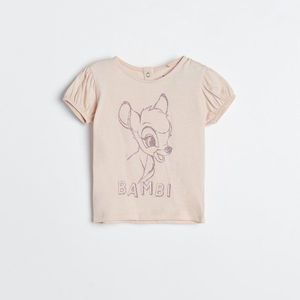 Reserved - Bavlnené tričko s potlačou - Krémová vyobraziť