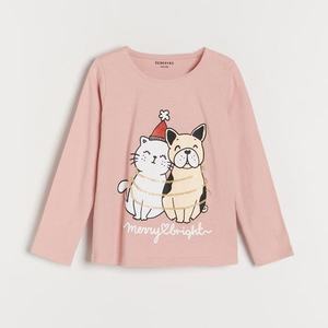 Reserved - Girls` t-shirt - Ružová vyobraziť