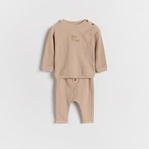 Reserved - Babies` sweater & trousers - Béžová vyobraziť