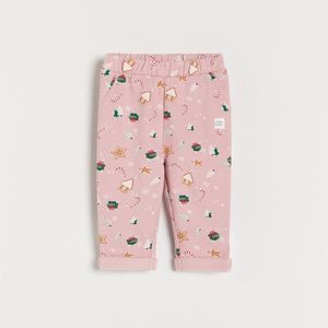 Reserved - Bavlnené nohavice - Ružová vyobraziť