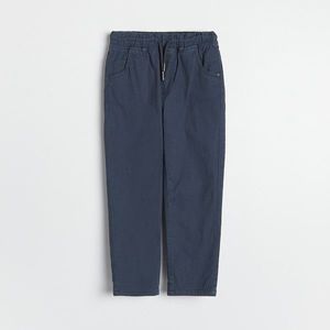 Reserved - Zateplené nohavice s vreckami - Modrá vyobraziť