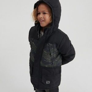 Reserved - Zimná bunda s kapucňou - Čierna vyobraziť