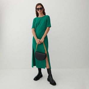 Reserved - Úpletové šaty - Zelená vyobraziť