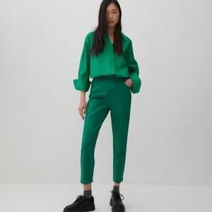 Reserved - Bavlnené nohavice - Zelená vyobraziť