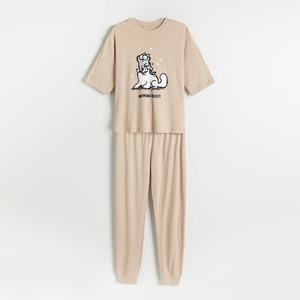 Reserved - Ladies` pyjama - Hnědá vyobraziť