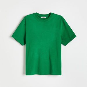 Reserved - Tričko z hrubej organickej bavlny UNISEX - Zelená vyobraziť