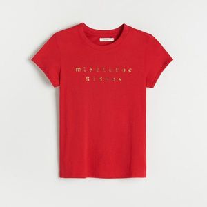 Reserved - Bavlnené tričko - Červená vyobraziť