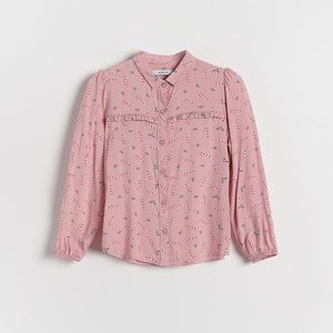 Reserved - Vzorovaná košeľa - Ružová vyobraziť