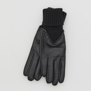 Reserved - Kožené rukavice - Čierna vyobraziť