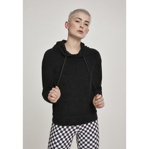 Urban Classics Ladies Towel Hoody black - S vyobraziť