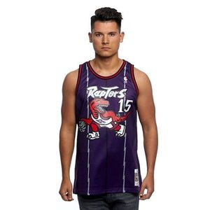Mitchell & Ness Toronto Raptors 15 Vince Carter purple Swingman Jersey - S vyobraziť