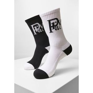 Prayor Monogram Socks 2-Pack black+white - 43-46 vyobraziť