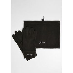 Mister Tee Pray Fleece Set black - One Size vyobraziť