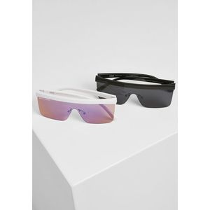 Urban Classics Sunglasses Rhodos 2-Pack black/white - One Size vyobraziť