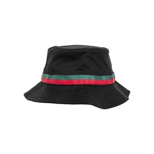 Urban Classics Flexfit Stripe Bucket Hat black/firered/green - One Size vyobraziť