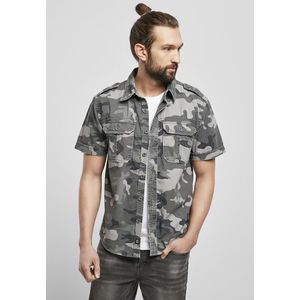 Urban Classics Brandit Vintage Shirt shortsleeve grey camo - 3XL vyobraziť