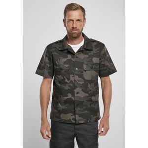 Urban Classics Brandit US Shirt Ripstop shortsleeve dark camo - 3XL vyobraziť