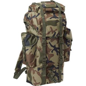 Urban Classics Nylon Military Backpack olive camo - One Size vyobraziť