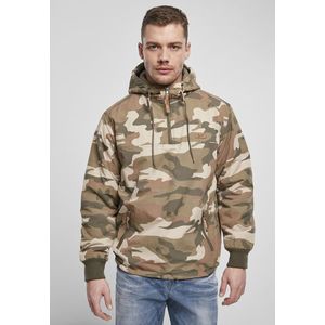 Brandit Pull Over Windbreaker wood camo - S vyobraziť