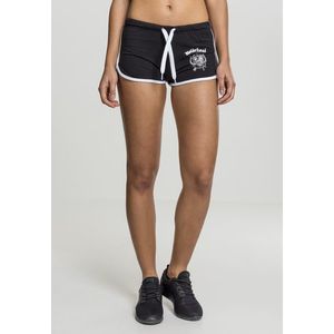 Ladies Motrhead Logo French Terry Hotpants blk/wht - XS vyobraziť