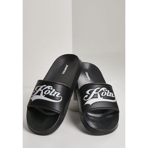 Urban Classics K?ln City Slides blk/wht - 36 vyobraziť