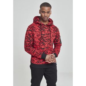 Urban Classics Sweat Camo Bomber Hoody red camo - L vyobraziť