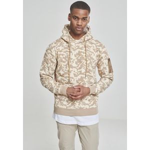 Urban Classics Sweat Camo Bomber Hoody beige camo - L vyobraziť