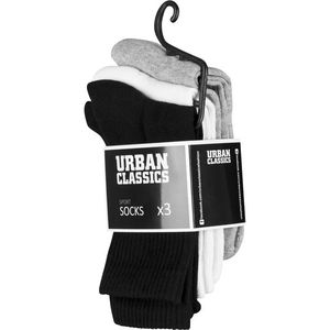 Urban Classics Sport Socks 3-Pack blk/wht/gry - 43-46 vyobraziť