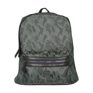 Urban Classics Camo Jacquard Backpack dark olive camo - One Size vyobraziť