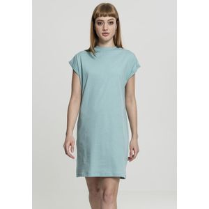 Urban Classics Ladies Turtle Extended Shoulder Dress bluemint - 5XL vyobraziť