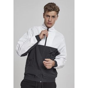 Urban Classics Retro Track Jacket blk/wht - L vyobraziť