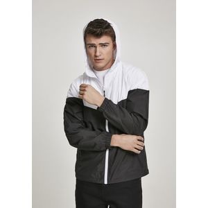 Urban Classics 2-Tone Tech Windrunner wht/blk - L vyobraziť