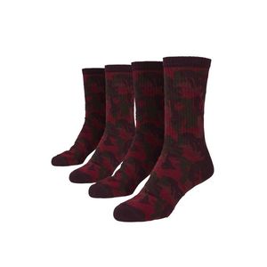 Urban Classics Camo Socks 2-Pack burgundy camo - 43-46 vyobraziť