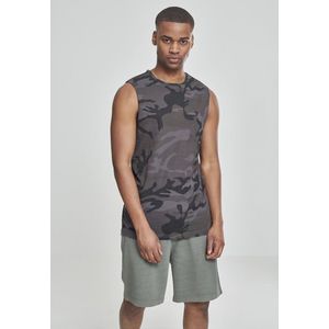 Urban Classics Camo Tanktop dark camo - M vyobraziť