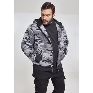 Urban Classics Camo Zip Jacket darkcamo - 3XL vyobraziť