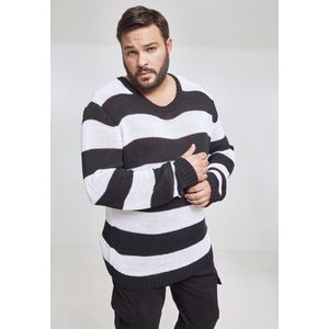 Urban Classics Striped Sweater blk/wht - 3XL vyobraziť