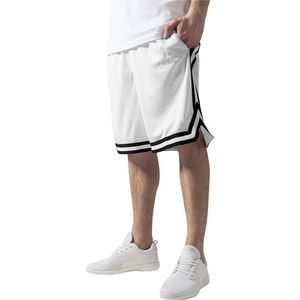 Urban Classics Stripes Mesh Shorts whtblkwht - XL vyobraziť